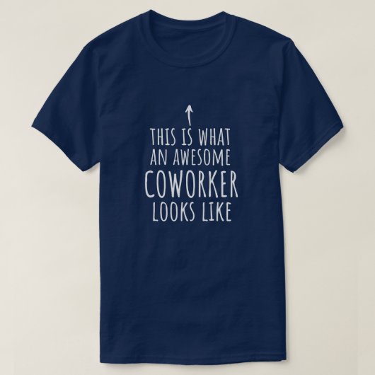 Cowerker Gift, Cowerker Mok, Geweldige Medewerker T-shirt (Design voorkant)