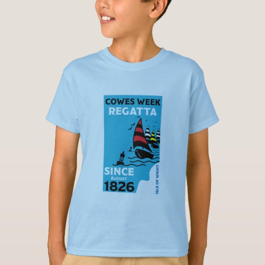 Cowes Isle of White Yacht Regatta T-shirt (Voorkant)