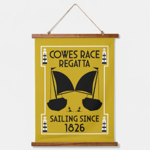 Cowes Isle of Wight Yacht Regatta Hangend Wandkleed