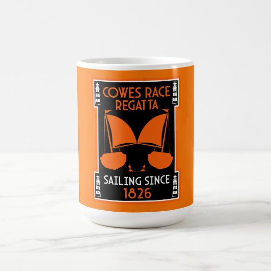 Cowes Isle of Wight Yacht Regatta Magische Mok (Midden)