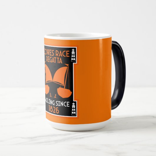 Cowes Isle of Wight Yacht Regatta Magische Mok (Voorkant rechts)