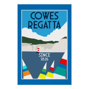 Cowes Isle of Wight Yacht Regatta Perfect Poster