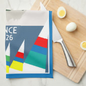 Cowes Isle of Wight Yacht Regatta Theedoek (Quarter Fold)