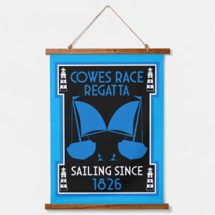 Cowes Isle of Wight Zeilregatta Hangend Wandkleed