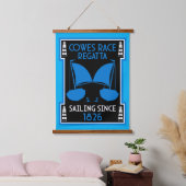 Cowes Isle of Wight Zeilregatta Hangend Wandkleed (Slaapkamer)
