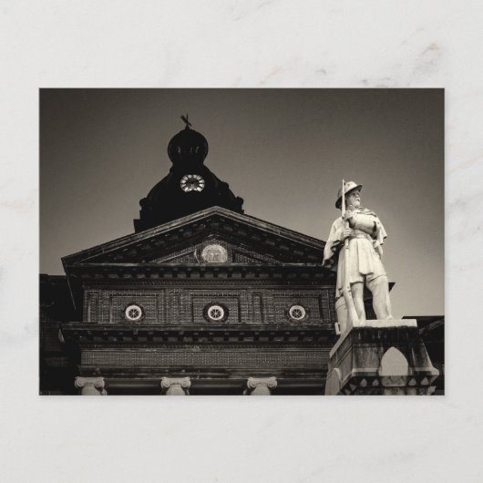 COWETA COUNTY COURTHOUSE BRIEFKAART (Voorkant)