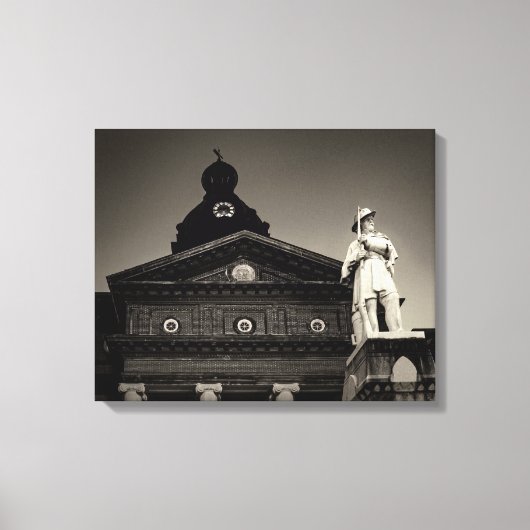 COWETA COUNTY COURTHOUSE Canvas Kunst (Voorkant)