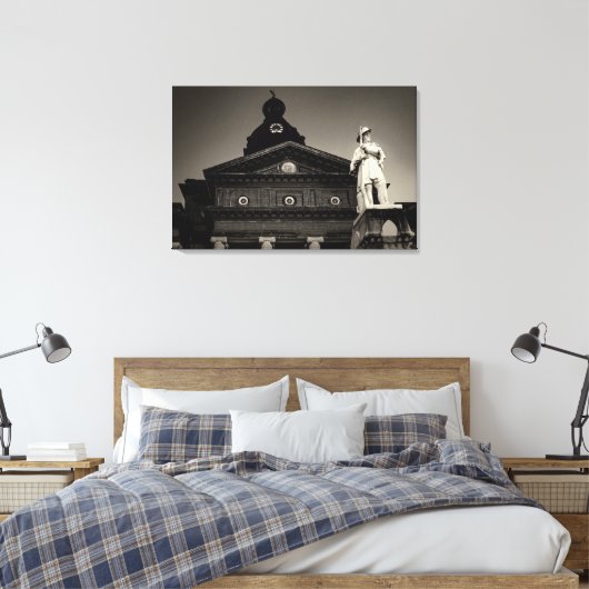 COWETA COUNTY COURTHOUSE Canvas Kunst (Insitu (Slaapkamer))