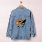 Cowgal Pet Cat Eyes Denim Jacket (Hangar)