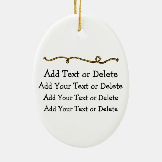 Cowgirl2 Keramisch Ornament (Achterkant)