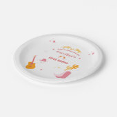 Cowgirl 1ste verjaardag eerste rodeo papieren bordje