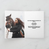 Cowgirl Afstuderen Foto Land Afstuderen Aankondiging (Binnen)