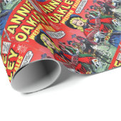 Cowgirl Annie Oakley Cadeaupapier (Rol Hoek)