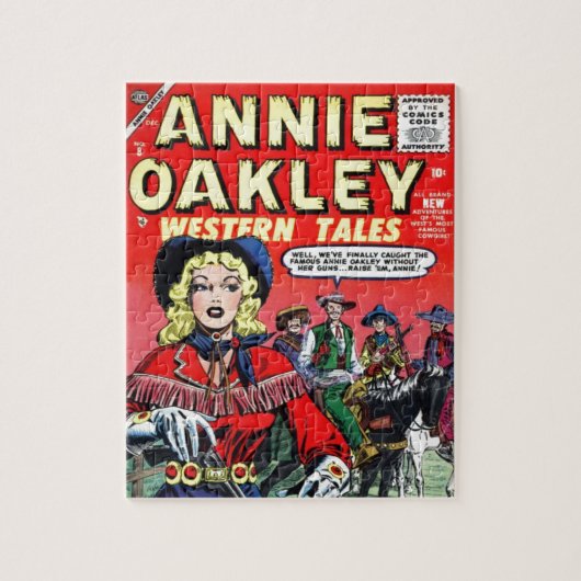 Cowgirl Annie Oakley Legpuzzel (Verticaal)