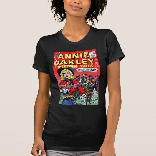 Cowgirl Annie Oakley T-shirt (Voorkant)