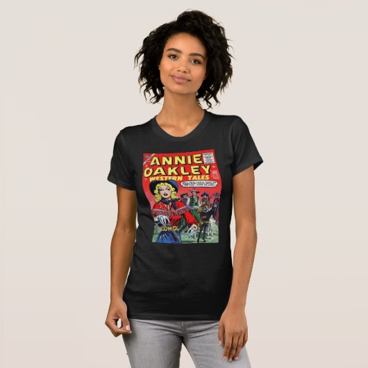 Cowgirl Annie Oakley T-shirt (Voorkant volledig)