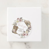 Cowgirl Baby shower Dank je Label (In situ)