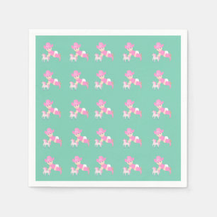 Cowgirl Baby shower of Birthday Napkins Servetten