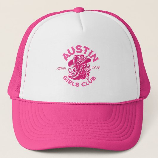 Cowgirl Bachelorette Austin Trucker Pet (Voorkant)
