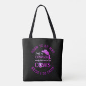 Cowgirl Bachelorette BRIDE I DO CREW Tote Bag (Achterkant)