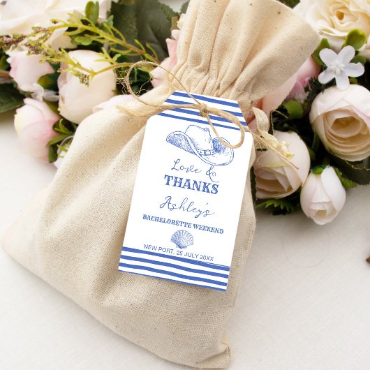 Cowgirl Bachelorette dank u gunsten Cadeaulabel