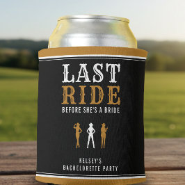 Cowgirl Bachelorette Feest Laatste Rit Bruin Blikjeskoeler
