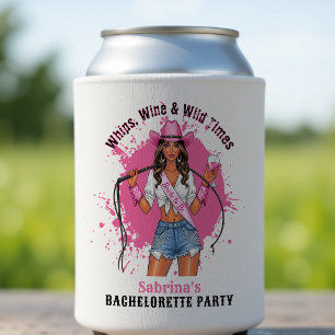 Cowgirl Bachelorette Feest Zwepen Wijn & Wilde Tij Blikjeskoeler
