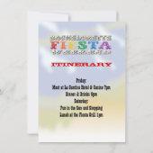 Cowgirl Bachelorette Fiesta Weekend Uitnodigingen (Achterkant)