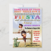 Cowgirl Bachelorette Fiesta Weekend Uitnodigingen (Voorkant)