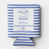 Cowgirl Bachelorette gunsten afgedrukt Blikjeskoeler (Achterkant)
