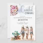 Cowgirl Bachelorette Party Cowboy laarzen Kaart (Voorkant)