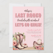 Cowgirl Bachelorette Party Kaart (Voorkant)