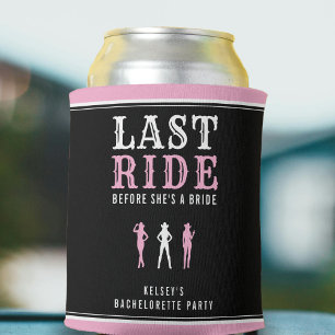 Cowgirl Bachelorette Party Laatste Rit Roze Blikjeskoeler