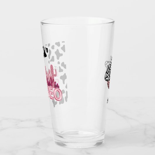 Cowgirl bachelorette party Last Rodeo Glas (Links)