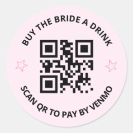 Cowgirl Bachelorette QR/Venmo Sticker