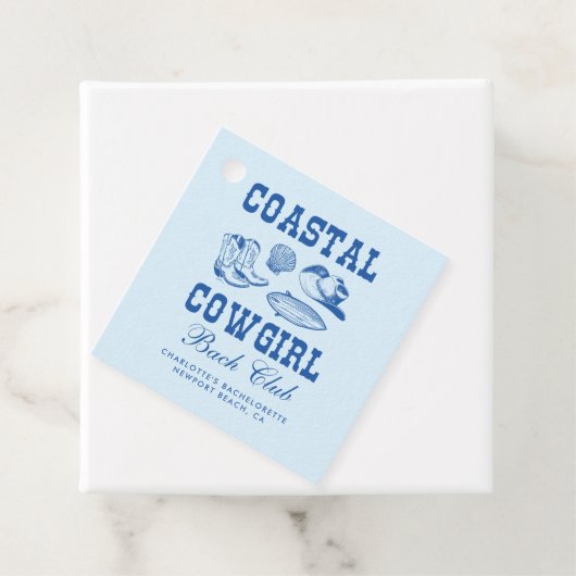 Cowgirl Bachelorette Weekend Bedankjes Labels (In situ)