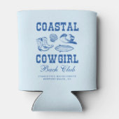 Cowgirl Bachelorette Weekend Blikjeskoeler (Achterkant)
