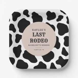 Cowgirl Bachelorette Weekend Feest Pape van Laatst Papieren Bordje