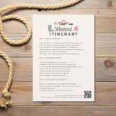 Cowgirl Bachelorette Weekend Kaart