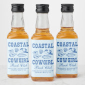 Cowgirl Bachelorette Weekend Likeurfles Etiket (Flessen)