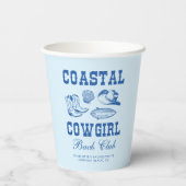 Cowgirl Bachelorette Weekend Papieren Bekers (Achterkant)