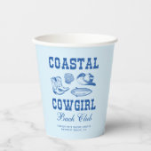 Cowgirl Bachelorette Weekend Papieren Bekers (Voorkant)