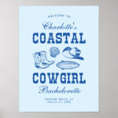 Cowgirl Bachelorette Weekend Poster (Voorkant)