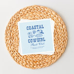 Cowgirl Bachelorette Weekend Servet<br><div class="desc">Het "Coastal Cowgirl Bachelorette" collectie combineert perfect strandachtige vibes met een vleugje Westerne flair. De suite heeft charmante illustraties van cowgirl-laarzen, schelpen en petten met brede rand, die een ontspannen maar avontuurlijke geest oproepen. Met speelse typografie en een kustthema nodigt dit collectie gasten uit om een leuk vrijgezellenweekend te vieren,...</div>