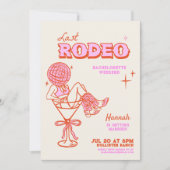 Cowgirl Bachelorette Western Beach Party Kaart (Voorkant)
