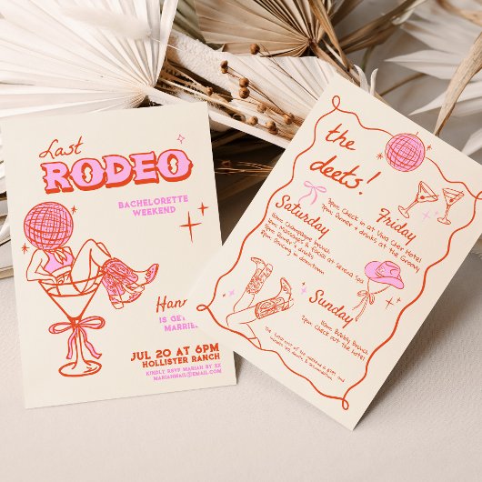 Cowgirl Bachelorette Western Beach Party Kaart