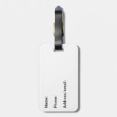 Cowgirl Bagagelabel - Blonde (Achterkant verticaal)