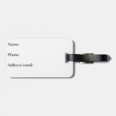 Cowgirl Bagagelabel - Brunette (Achterkant horizontaal)