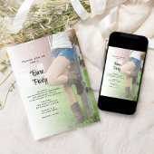 Cowgirl Barn Party Kaart