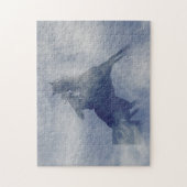 Cowgirl Barrel Racing Legpuzzel (Verticaal)